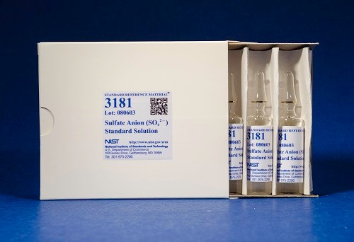 SRM 3181  硫酸根阴离子 (SO42–) 标准溶液 (标准品)