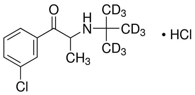 （±）-盐酸安非他酮-D9标准溶液1189725-26-5