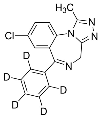 阿普唑仑-d5标准溶液 125229-61-0