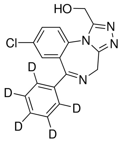 α-羟基阿普唑仑-d5标准溶液 136765-24-7