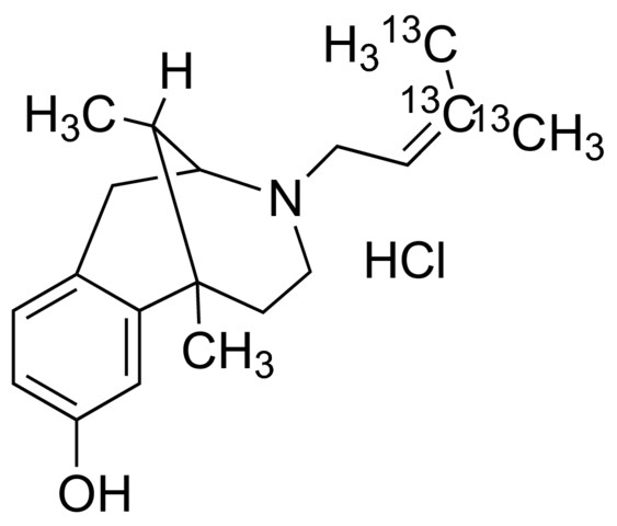 （±）-盐酸五唑嗪-13C3标准溶液  P-084