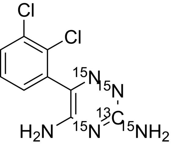 拉莫三嗪-13C，15N4标准溶液  L-022