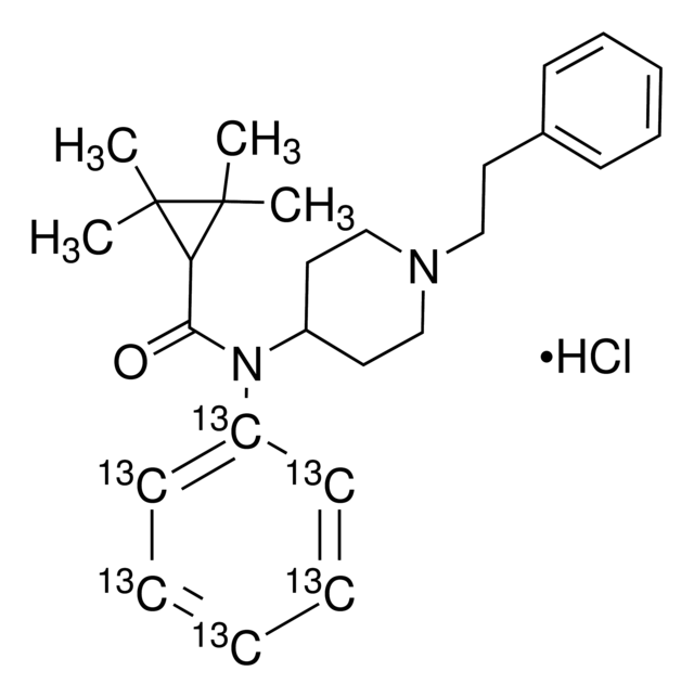 四甲基环丙基芬太尼基-13C6盐酸标准溶液 T-133