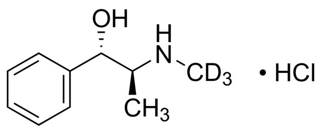 （1S，2S）-（+）-伪麻黄碱-d3盐酸盐标准溶液 284665-25-4